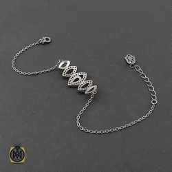 دستبند نقره زنانه طرح بنیتا – کد 1188