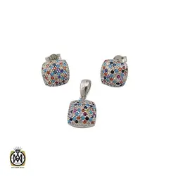 سرویس نقره زنانه طرح مهشید - کد 7083