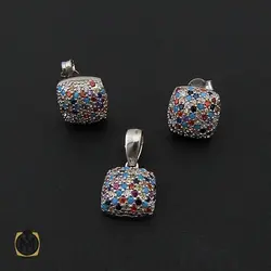 سرویس نقره زنانه طرح مهشید - کد 7083