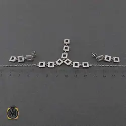 سرویس نقره پرنگین زنانه طرح بهناز - کد 7320