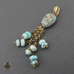 مدال فیروزه نیشابوری طرح ملیسا زنانه - کد 3306