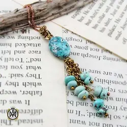 مدال فیروزه نیشابوری طرح ملیسا زنانه - کد 3306