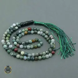 تسبیح جاسپر 101 دانه متوسط خوش نقش - کد 4455