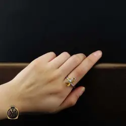 سرویس سیترین زنانه اصل و معدنی طرح نیکی - کد 7367