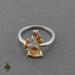 سرویس سیترین زنانه اصل و معدنی طرح نیکی - کد 7367