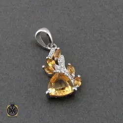 سرویس سیترین زنانه اصل و معدنی طرح نیکی - کد 7367