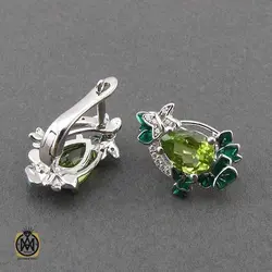 سرویس زبرجد و میناکاری زنانه طرح آوینا - کد 7394