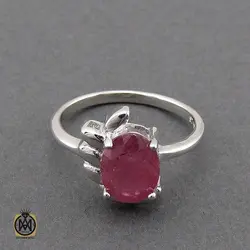 سرویس یاقوت سرخ و کبود طرح ماهگل زنانه - کد 7149