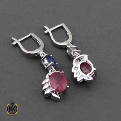 سرویس یاقوت سرخ و کبود طرح ماهگل زنانه - کد 7149