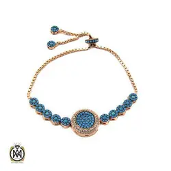 دستبند نقره میکرو طرح آرشیدا زنانه - کد 1119