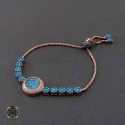 دستبند نقره میکرو طرح آرشیدا زنانه - کد 1119