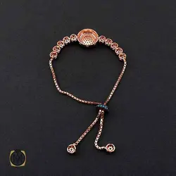 دستبند نقره میکرو طرح آرشیدا زنانه - کد 1119