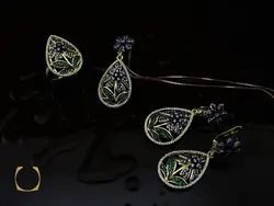 سرویس نقره طرح فرنیا زنانه - کد 7068