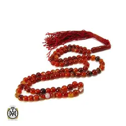 تسبیح عقیق قرمز 101 دانه - کد 4052