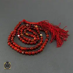 تسبیح عقیق قرمز 101 دانه - کد 4052