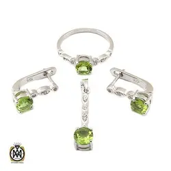 سرویس زبرجد زنانه اصل و معدنی طرح شهرزاد - کد 7400