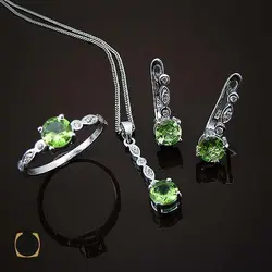 سرویس زبرجد زنانه اصل و معدنی طرح شهرزاد - کد 7400