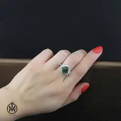 انگشتر سرپانتین زنانه طرح بوستان - کد 2344