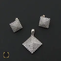 سرویس نقره زنانه طرح پونه - کد 7072