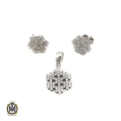 سرویس نقره زنانه طرح سايه - کد 7074