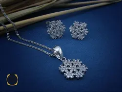 سرویس نقره زنانه طرح سايه - کد 7074