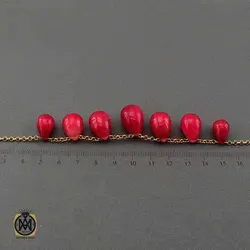 گردنبند جید خوش رنگ زنانه طرح اوین - کد 3428