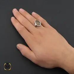 انگشتر کوارتز رُتایل مردانه - کد 10200