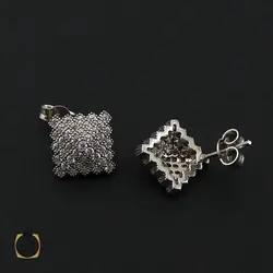 سرویس نقره زنانه طرح مهرناز - کد 7082