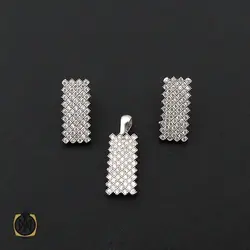 سرویس نقره زنانه طرح مهتاب - کد 7081