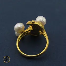 انگشتر مروارید اصل طرح پرناز زنانه - کد 2151