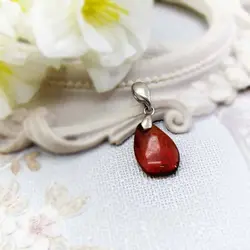 مدال کهربا بولونی اصل شفاف (روسی) اصل - کد 3505