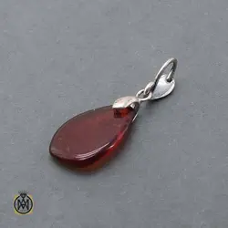 مدال کهربا بولونی اصل شفاف (روسی) اصل - کد 3505