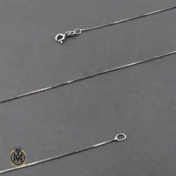 زنجیر ایتالیایی نقره زنانه طرح ونیزی 50 سانتی - کد 11229