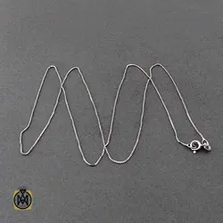 زنجیر ایتالیایی نقره زنانه طرح ونیزی 50 سانتی - کد 11229