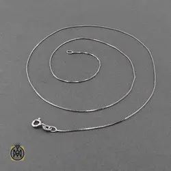 زنجیر ایتالیایی نقره زنانه طرح ونیزی 50 سانتی - کد 11229