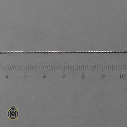 زنجیر ایتالیایی نقره زنانه طرح ونیزی 50 سانتی - کد 11229