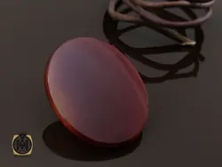 نگین تک عقیق قرمز درشت – کد 9049