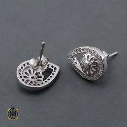 نیم ست نقره دخترانه با روکش آب رادیوم -کد 7421