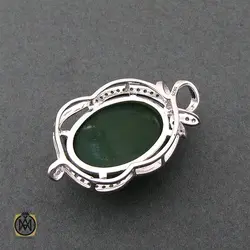 مدال یشم زنانه طرح پردیس - کد 3101