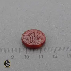 نگین عقیق یمن حکاکی یا مدبر الامور هنر استاد حیدر - کد 9120