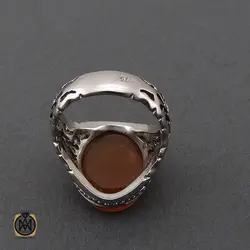 انگشتر عقیق یمن با حکاکی یا جعفر بن محمد مردانه – کد 10615