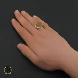 انگشتر عقیق یمن با حکاکی یا زینب مردانه – کد 10601