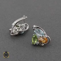 سرویس چند نگین اصل و خوش رنگ طرح هانا - کد 7365