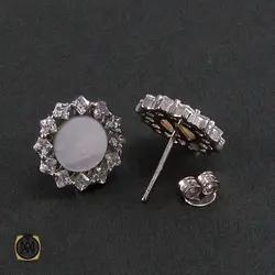 گوشواره نقره زنانه طرح ویانا - کد 5027