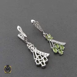 سرویس زبرجد زنانه خوش رنگ و معدنی طرح سها - کد 7382