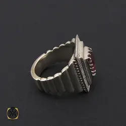 انگشتر یاقوت سرخ مردانه هنر دست استاد شرفیان – کد 8801