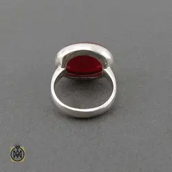 انگشتر عقیق قرمز اسپرت اصل و معدنی - کد 11218