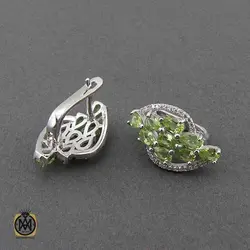 سرویس زبرجد زنانه اصل و طبیعی طرح فلور - کد 7390