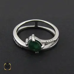 سرویس زمرد زنانه اصل و معدنی طرح سایان - کد 7108