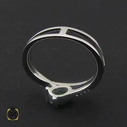 سرویس زمرد زنانه اصل و معدنی طرح سایان - کد 7108